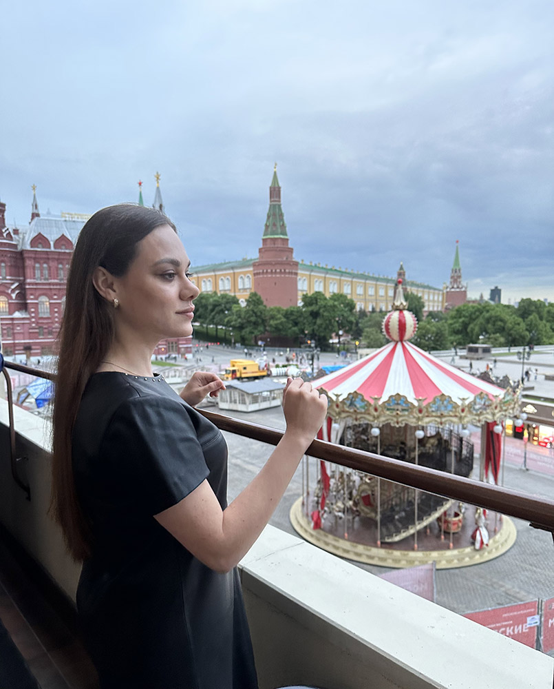 доктор Галиченко любуется красотой столицы